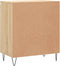vidaXL - Dressoir - 60x35x70 - cm - bewerkt - hout - sonoma - eikenkleurig