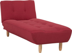 ALSTEN - Chaise longue - Rood - Symmetrisch - Polyester
