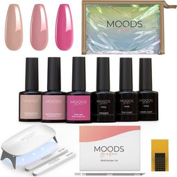 Moods Gellac BIAB Starter Pakket - Builder in a Bottle - Nude Pink
