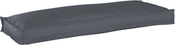 vidaXL - Ligbedkussen - Anthraciet - 110x40x8 - cm - Oxford - Stof
