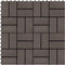 vidaXL - 22 - st - Terrastegels - 30x30 - cm - 2 - m² - HKC - donkerbruin