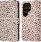 iMoshion Hoesje Geschikt voor Samsung Galaxy S24 Ultra Hoesje Met Pasjeshouder - iMoshion Design Bookcase smartphone - Meerkleurig / Black And White Dots