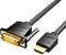Vention HDMI naar DVI Kabel - Bi-directioneel - Full-HD 1080P - Zwart (2 m)
