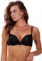 After Eden Anna - Push-up BH - Sexy gelbeha met multifunctionele schouderbandjes - Zwart - Maat E80