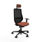 Bureaustoel Piqueras y Crespo D036N2W Bruin Zwart