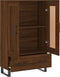vidaXL - Hoge - kast - 69,5x31x115 - cm - bewerkt - hout - bruin - eikenkleur