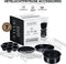 VAIVE Heteluchtfriteuse Accessoires Set - 9-delig - Geschikt voor XL & XXL - ⌀ 20 cm