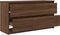 vidaXL - Tv-meubel - 100x35x54 - cm - bewerkt - hout - bruin - eikenkleur