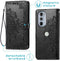 imoshion Hoesje Geschikt voor Motorola Edge Plus (2022) / Edge 30 Pro Hoesje Met Pasjeshouder - imoshion Mandala Bookcase - Zwart