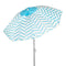 Strandparasol Aktive Blauw Ø 200 cm 200 x 190 x 200 cm (6 Stuks)