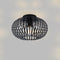 SensaHome 78174BK - Plafondlamp - Industrieel wire kooi design - Zwart (30)