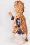 Den Goda Fen Verkleedkledij Giraf - Mini cape met capuchon - 86-110cm - 1-4 jaar - Multi