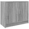 vidaXL - Wastafelkast - 63x29x55 - cm - bewerkt - hout - grijs - sonoma - eikenkleurig