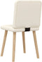 vidaXL - Eetkamerstoelen - 2 - st - linnen