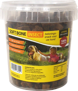 Utopia Diertotaal Soft Bones Insect 450 GR