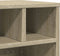 vidaXL - Printerkastje - met - wielen - 41x32x34,5 - cm - sonoma - eikenkleurig