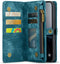 Caseme Geschikt voor iPhone 16 Plus hoesje - Vintage 2 in 1 portemonnee - Blauw