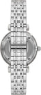 Emporio Armani AR11445 - Dameshorloge 32 mm - Zilveren wijzerplaat - Roestvrijstalen armband