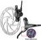 Hydraulische schijfremset Tektro HD-M285 links met 1800 mm leiding - zonder remschijf - zwart