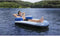 Hydro Force Drijvend Loungebed Float Ligbed Single - 191 x 107 cm - Zwembad Luchtbed - Blauw/Wit