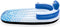 Hydro Force Drijvend Loungebed Float Ligbed Single - 191 x 107 cm - Zwembad Luchtbed - Blauw/Wit