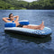 Hydro Force Drijvend Loungebed Float Ligbed Single - 191 x 107 cm - Zwembad Luchtbed - Blauw/Wit