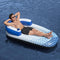 Hydro Force Drijvend Loungebed Float Ligbed Single - 191 x 107 cm - Zwembad Luchtbed - Blauw/Wit