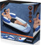 Hydro Force Drijvend Loungebed Float Ligbed Single - 191 x 107 cm - Zwembad Luchtbed - Blauw/Wit