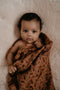 Hydrofiele Doek 120 x 120cm - Baby Wikkeldoek - Slaapdoek Toffee Brown - Bruin - Snoozebaby