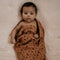 Hydrofiele Doek 120 x 120cm - Baby Wikkeldoek - Slaapdoek Toffee Brown - Bruin - Snoozebaby