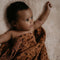 Hydrofiele Doek 120 x 120cm - Baby Wikkeldoek - Slaapdoek Toffee Brown - Bruin - Snoozebaby