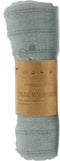 Hydrofiele Doek 80 x 80cm - Baby Wikkeldoek - Slaapdoek Smokey Green - Groen - Snoozebaby