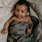 Hydrofiele Doek 80 x 80cm - Baby Wikkeldoek - Slaapdoek Storm Grey - Grijs - Snoozebaby
