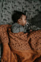 Hydrofiele Doek 80 x 80cm - Baby Wikkeldoek - Slaapdoek Toffee Brown - Bruin - Snoozebaby