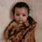 Hydrofiele Doek 80 x 80cm - Baby Wikkeldoek - Slaapdoek Toffee Brown - Bruin - Snoozebaby