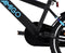 AMIGO Speeder Jongensfiets 16 Inch - Kinderfiets voor 4 tot 6 Jaar - 100-115 cm - Zwart/Blauw