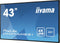 iiyama LH4370UHB-B1 beeldkrant Digitale signage flatscreen 108 cm (42.5