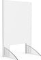 Hygienescherm OPUS 2 - 5mm - Breedte 500 x Hoogte 750mm.