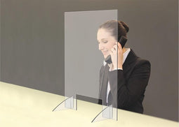 Hygienescherm OPUS 2 - 5mm - Breedte 600 x Hoogte 900mm.