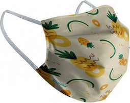 Hygienic Reusable Fabric Mask 10-12 Years Pineapple