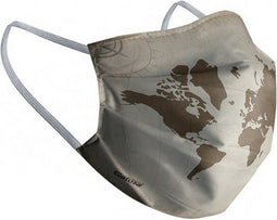 Hygienic Reusable Fabric Mask Maps Children's