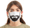 Hygiënisch en herbruikbaar gezichtsmasker gemaakt van stof Beard Luanvi Maat M Pakket van 3 stuks