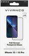 Vivanco iPhone 13 - Screenprotector - Full - Zwart