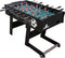 Cougar Scorpion Kick Voetbaltafel Opklapbaar in Zwart - Tafelvoetbal tafel incl. 2 ballen en scoreteller - Indoor voetbal tafel van 126x61x80cm