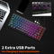Royal Kludge RK84 - Gaming Toetsenbord - RGB Verlichting - Hot-Swappable - Wit