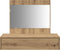 vidaXL - Wandhanger - Kaptafel - Artisan - Eiken - 83x40x70 - cm