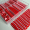 Klika - Prijscassette Etalage 10mm rood/wit - 2 stuks