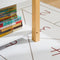 SoBuy KMB35-W - Kinderboekenkast - 2 verdiepingen - Wit