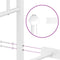 vidaXL - Bedframe - met - hoofdbord - metaal - wit - 100x200 - cm