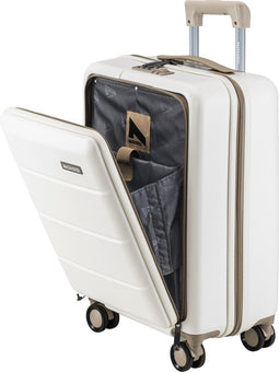 Nohrd Handbagage Koffer 35 L - Trolley Lichtgewicht - Dubbele TSA Slot - Ivoor
